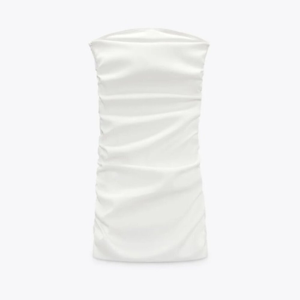 Zara Women's White Dress SIZE M 0085/401/250